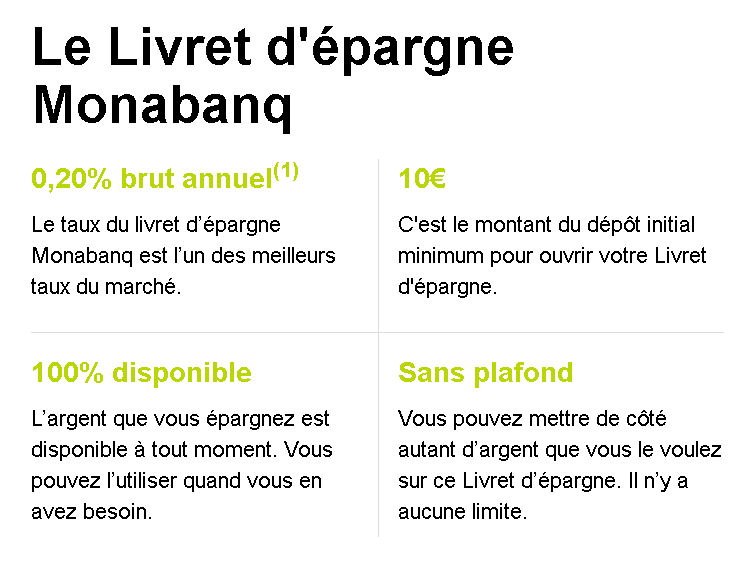  livret bancaire Monabanq 