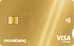 Carte bancaire or Monabanq : Visa Premier