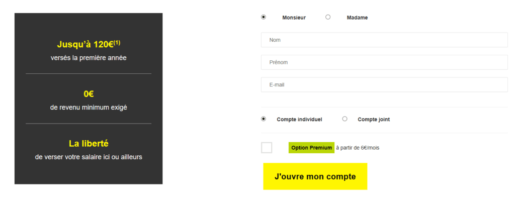 Etapes pour ouvrir un compte chez Monabanq