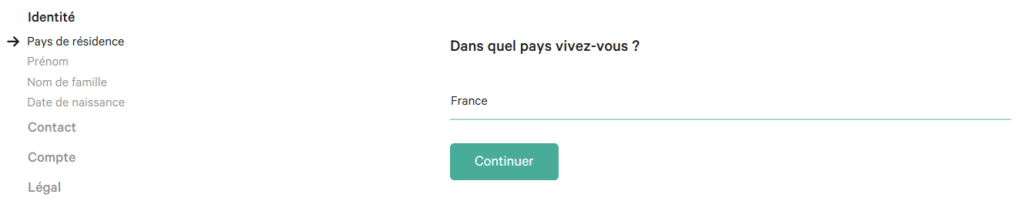 l'ouverture d'un compte N26