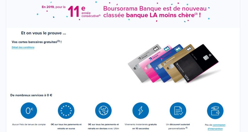 carte visa premier Boursorama