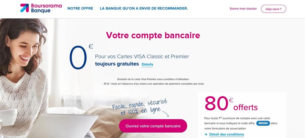 Compte joint de Boursorama