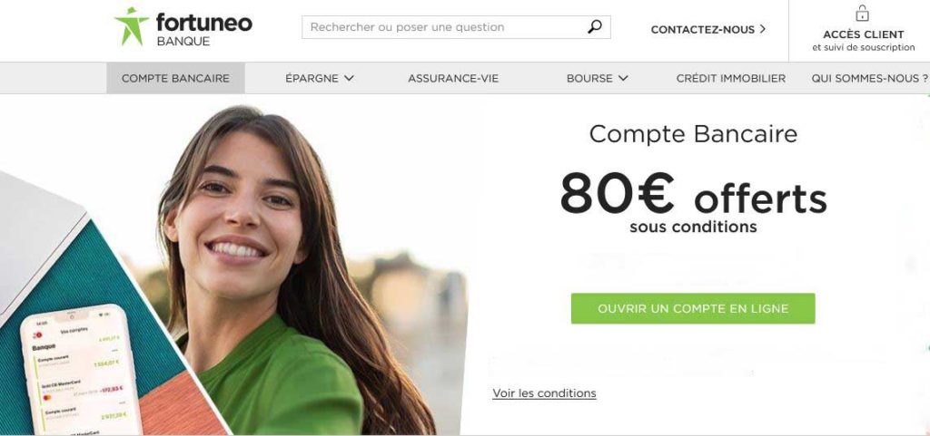 Offre de Bienvenue Fortuneo