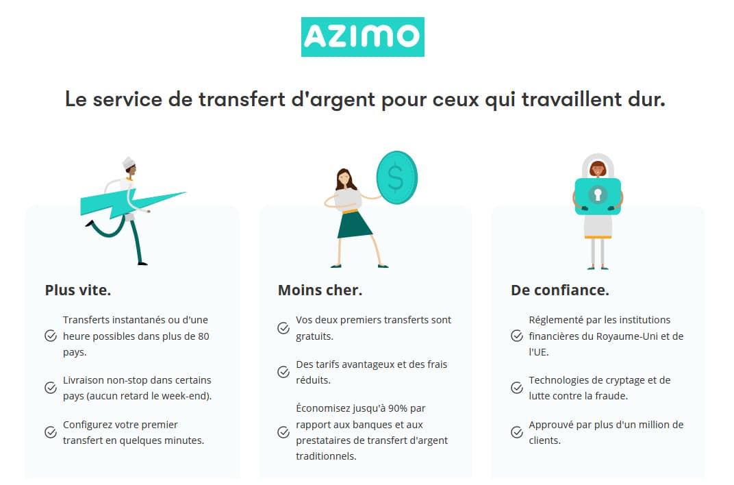 avis azimo tarifs