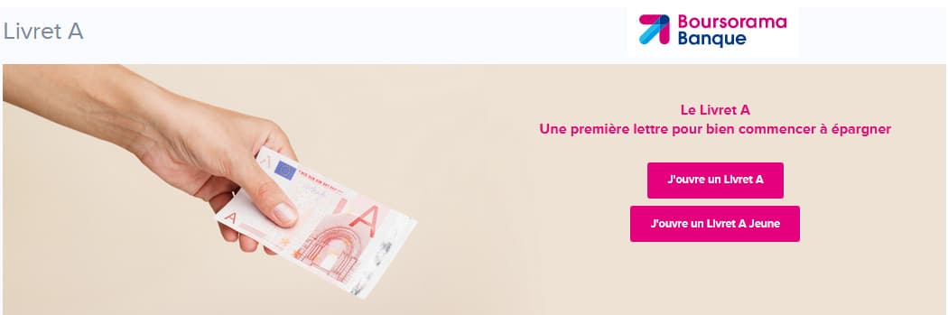 Épargne Boursorama Livret A