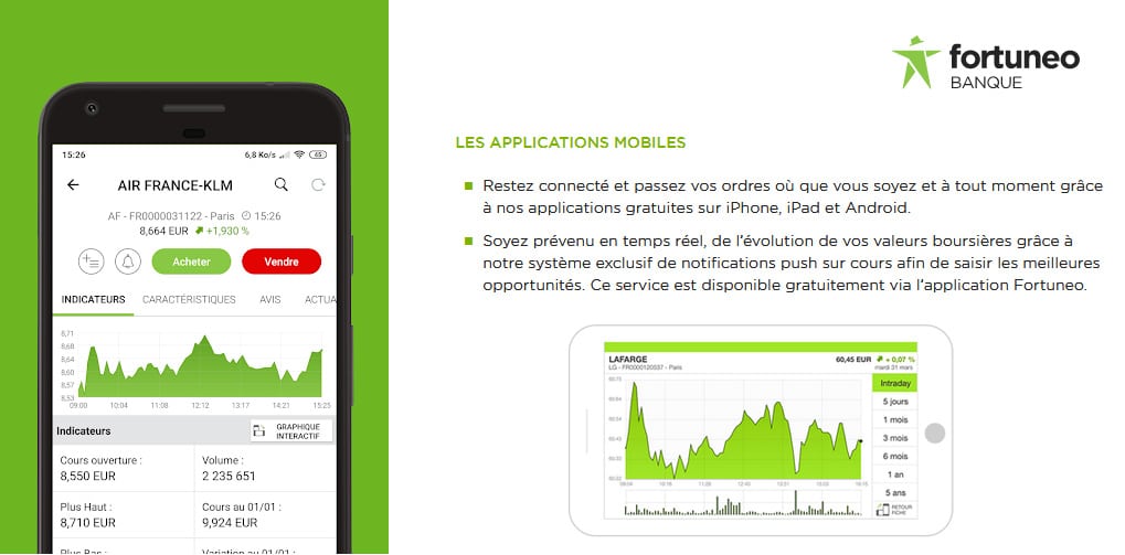 PEA Fortuneo appli avis
