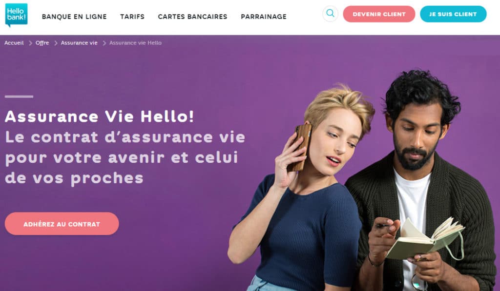 assurance Vie Hello bank!