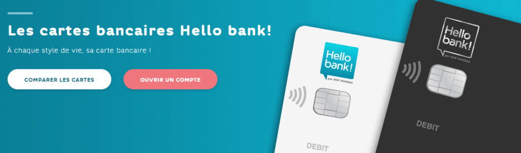 devenir client hello bank! : choix des cartes bancaires