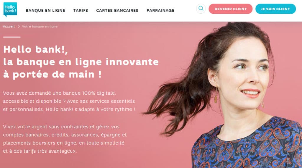 Hello bank, banque en ligne BNP