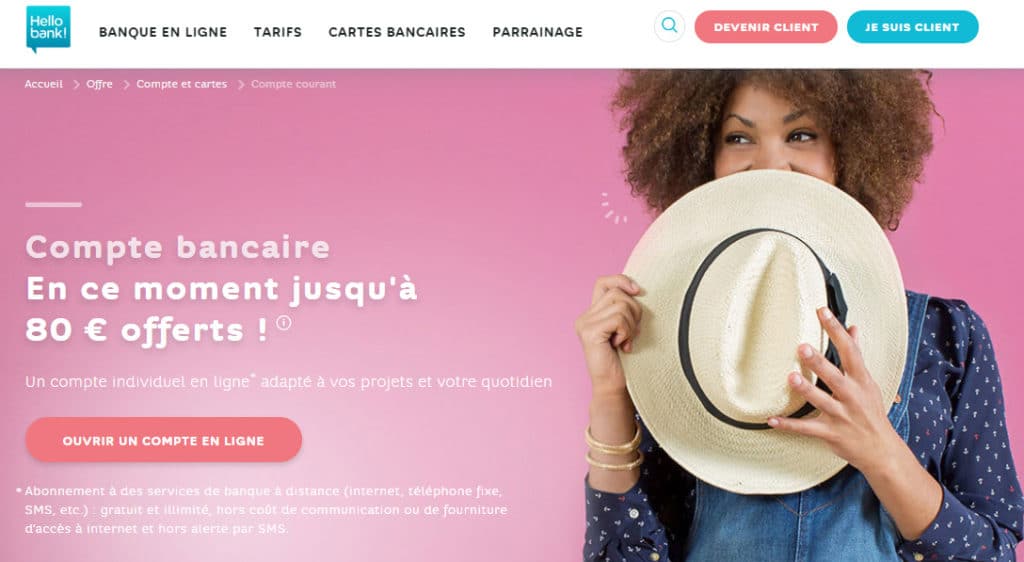 offre Hello bank!