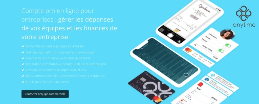 Qonto ou Anytime sur l'offre bancaire ?