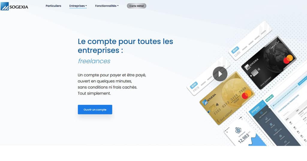 neobanque pro Sogexia Business