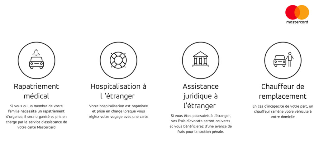 Avis Gold Mastercard assistances