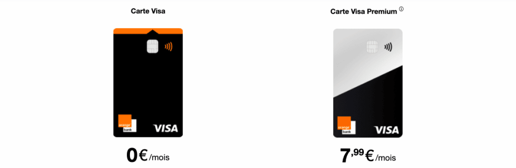 Devenir client Orange Bank : choisir sa carte