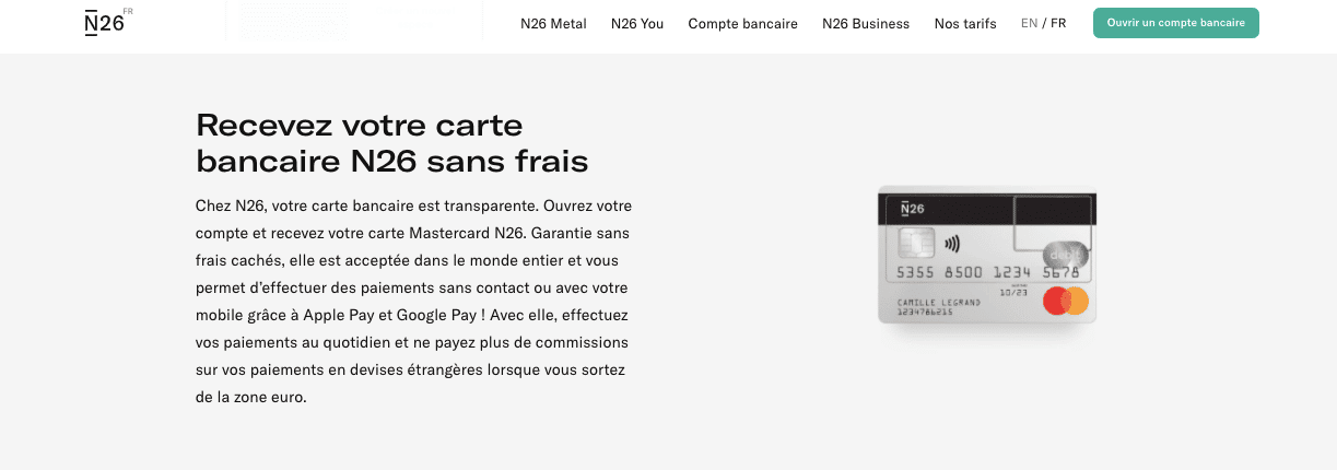 type de carte bancaire gratuite sans compte