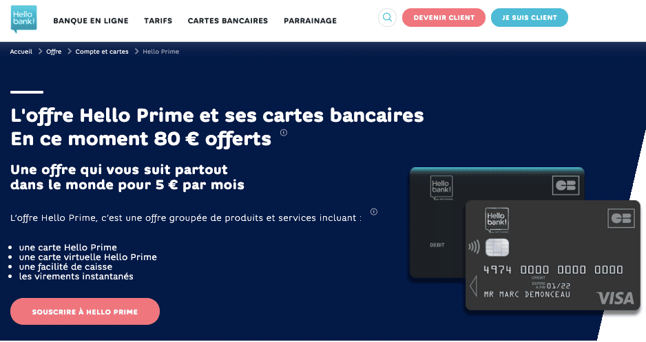 CB Hello bank! voyage