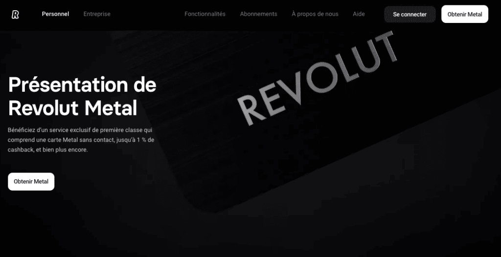 carte virtuelle néobanque Revolut