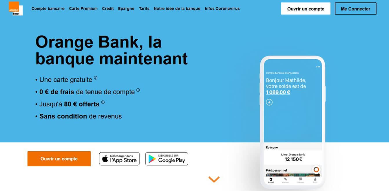 Orange Bank 80€