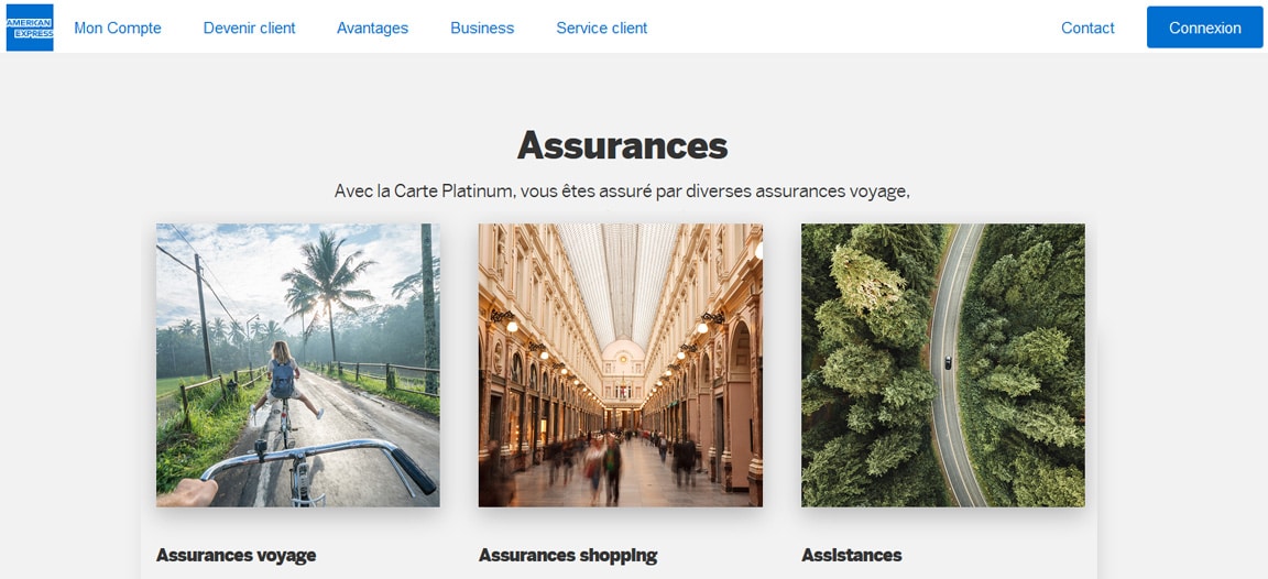 Platinum Amex avis assurances