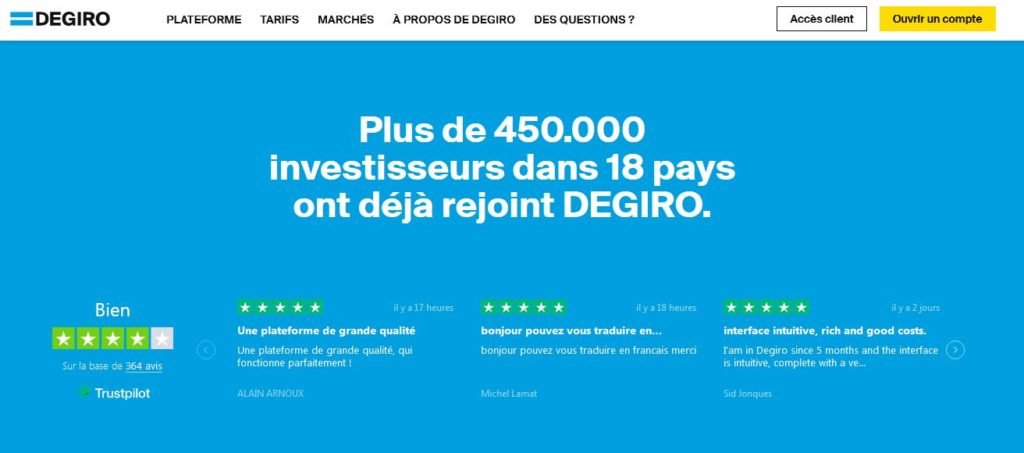 comparatif Degiro Etoro