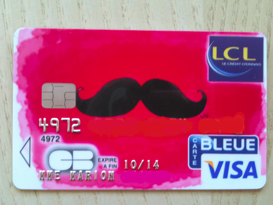 Carte bancaire personnalisée