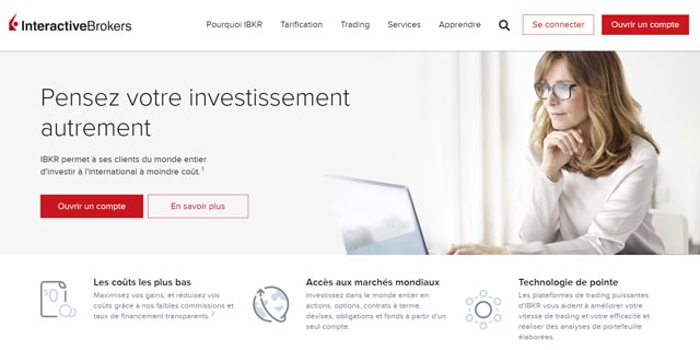 Meilleur courtier en ligne Interactive Brokers