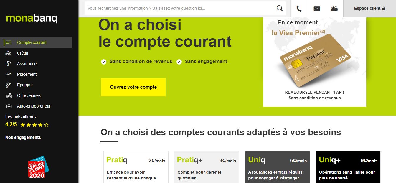 Assurance moyen de paiement Garantie Sécurité Monabanq