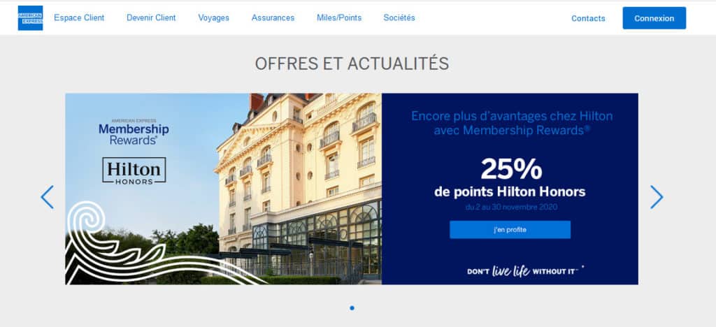 American express code pormotionnel