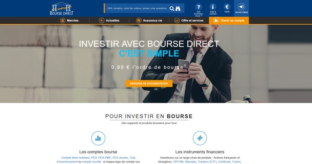 avis courtier Bourse Direct marchés
