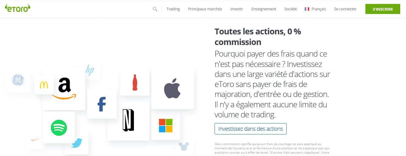 tarifs etoro avis