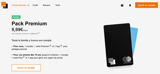avis orange bank pack premium
