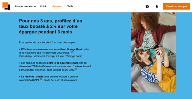 Avis Orange Bank livret d’épargne