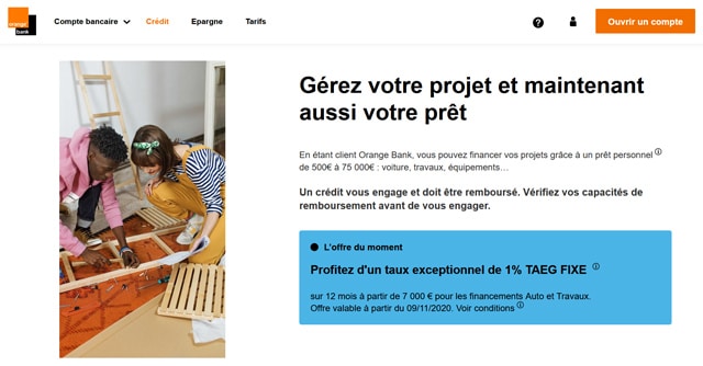 crédit orange bank avis