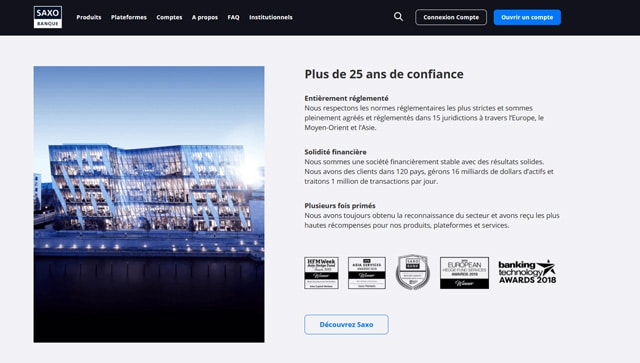 fiabilite saxo banque