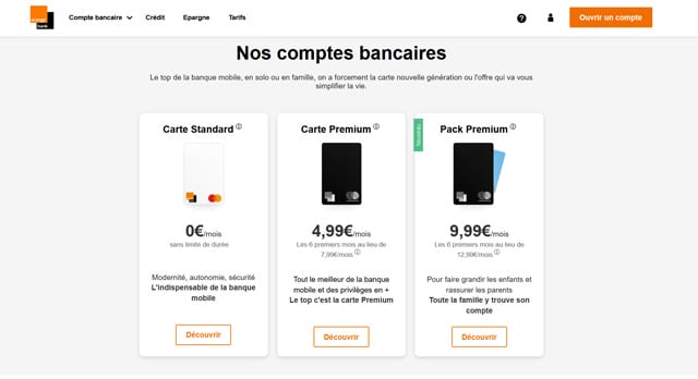 tarif frais orange bank avis
