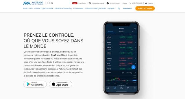 AvaTrade Avis outils trading