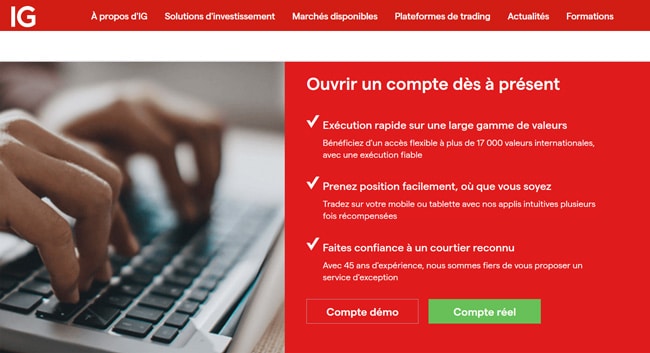 Avis broker IG