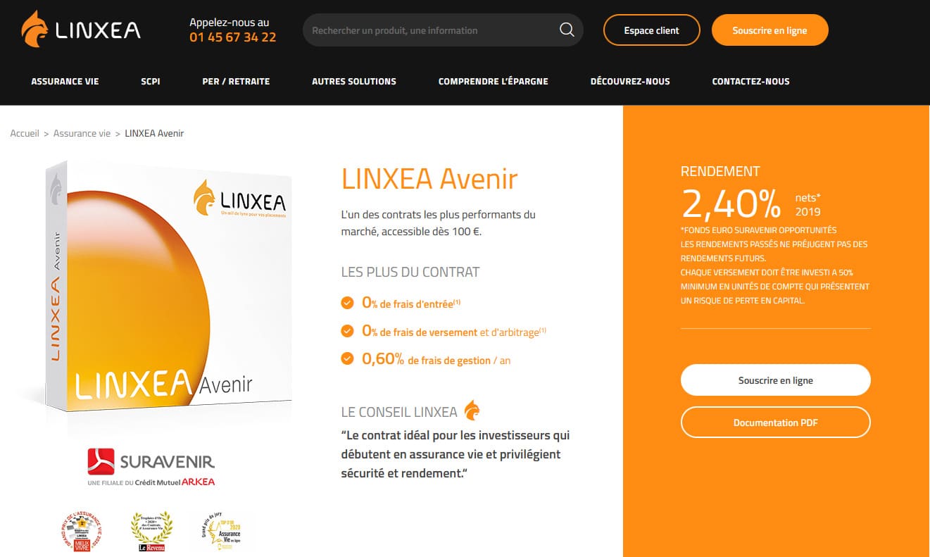 Linxea Avenir Avis