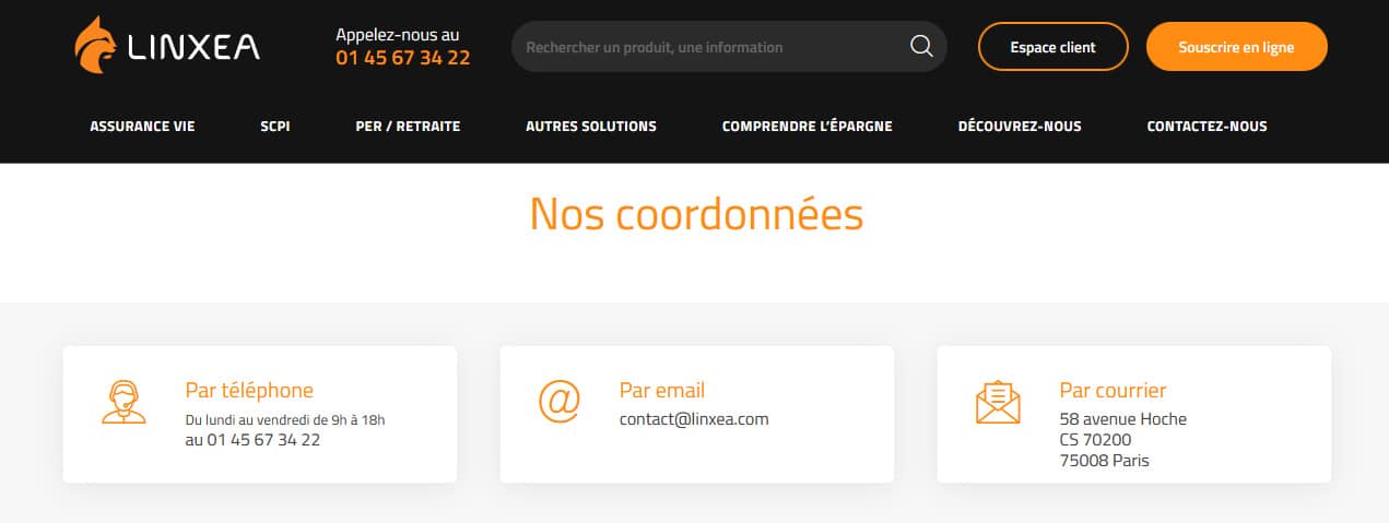 Linxea Avis service client