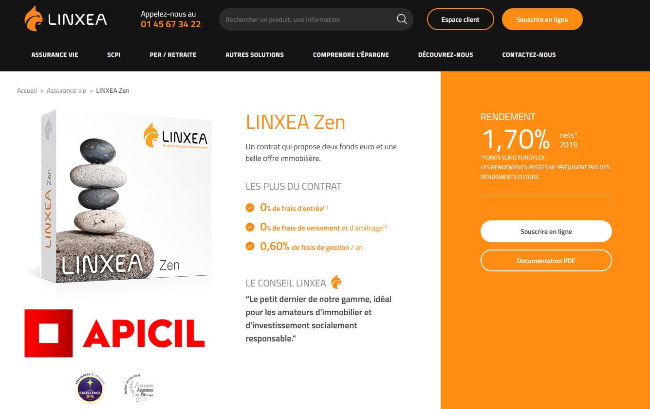 Linxea Zen avis