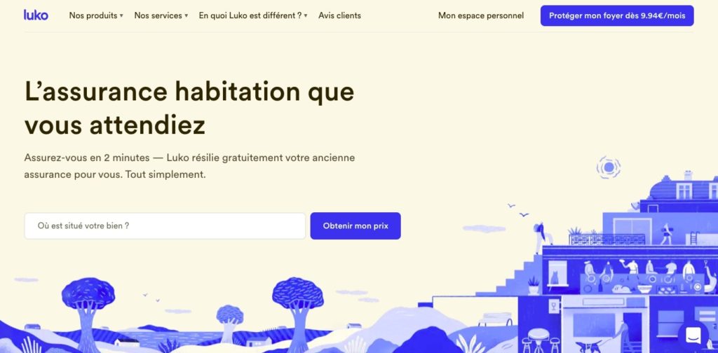 Meilleure assurance habitation Luko