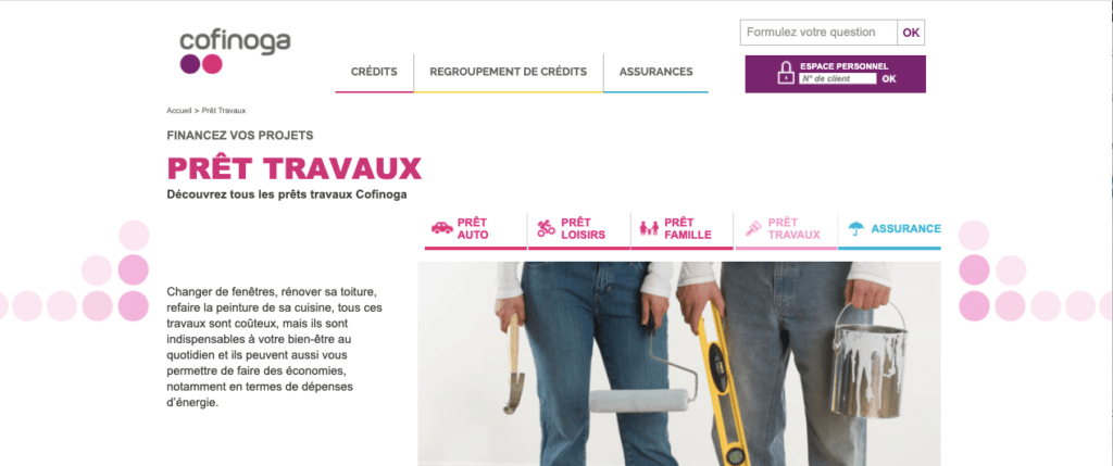 Avis Cofinoga : crédit travaux