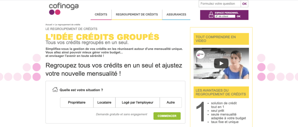 Avis Cofinoga : rachat de crédit