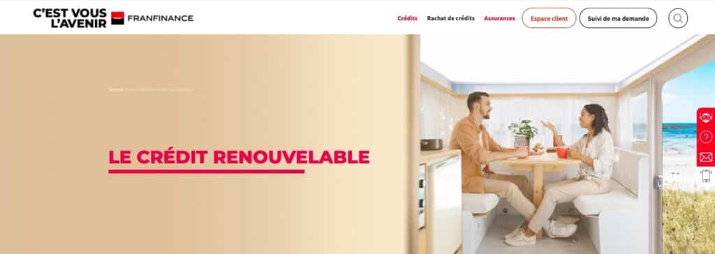 Avis Franfinance : credit renouvelable