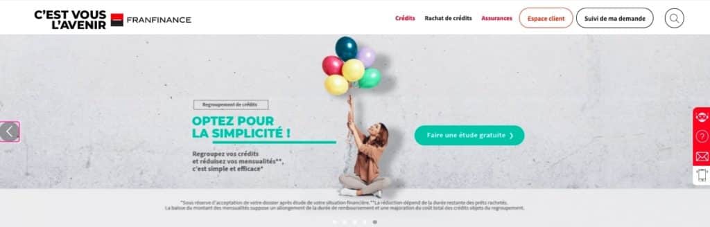 Avis Franfinance : rachat de crédit