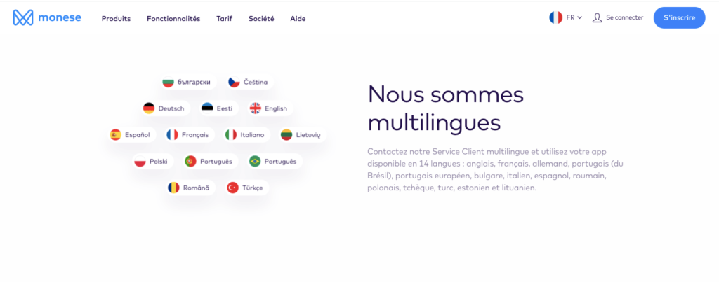 Avis Monese : service client