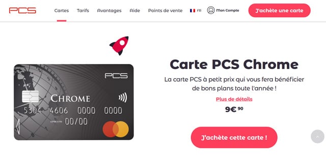 Activer compte PCS après création