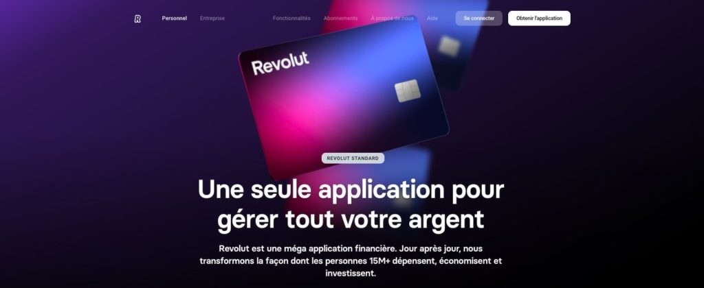 Avis Revolut : offre standard