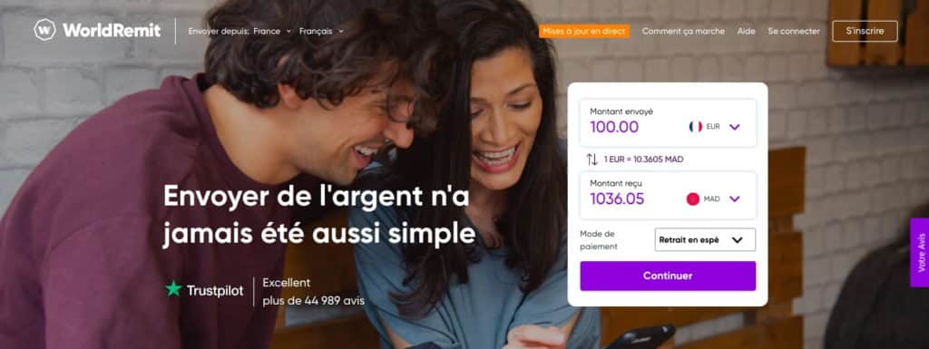 Avis WorldRemit : fonctionnement