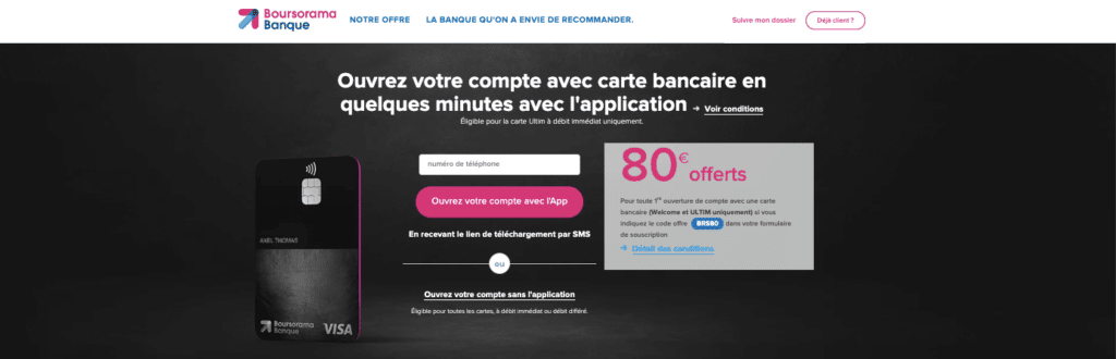 Banque en ligne offre de l'argent rapidement